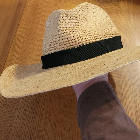 J.Crew Wide Brim Packable Hat - S/M display picture 3